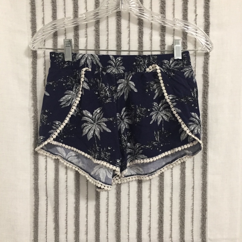 Palm Tree Print Shorts
